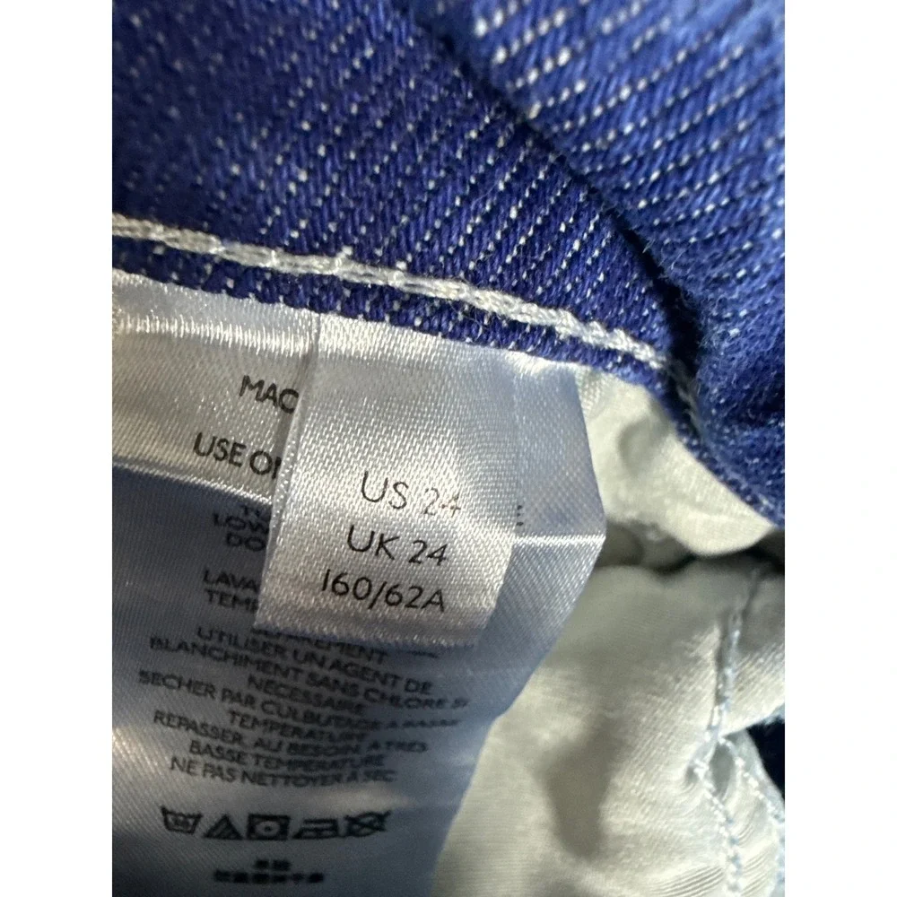 BDG Urban Outfitters Presley Wide Leg Cargo‎ Blue Jeans Size 24 Flare Baggy Y2K